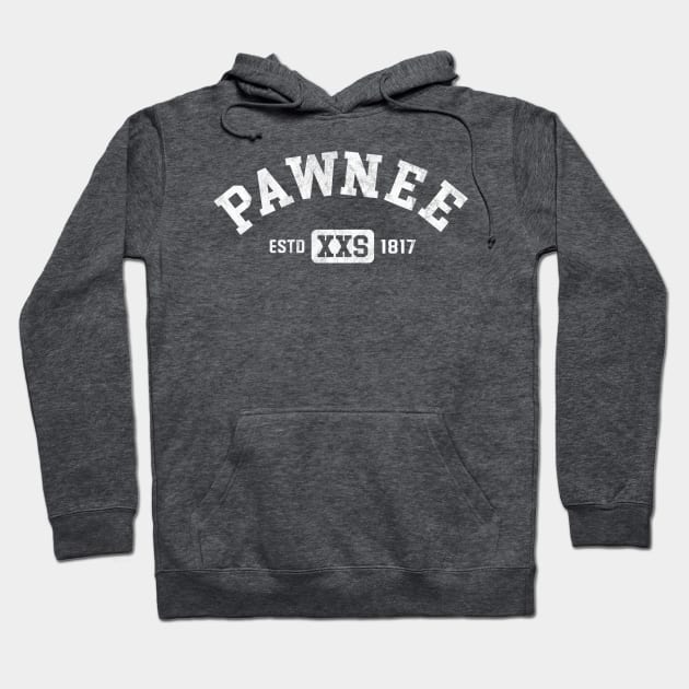 Pawnee Estd 1817 XXS (Parks & Rec) Hoodie by gabradoodle